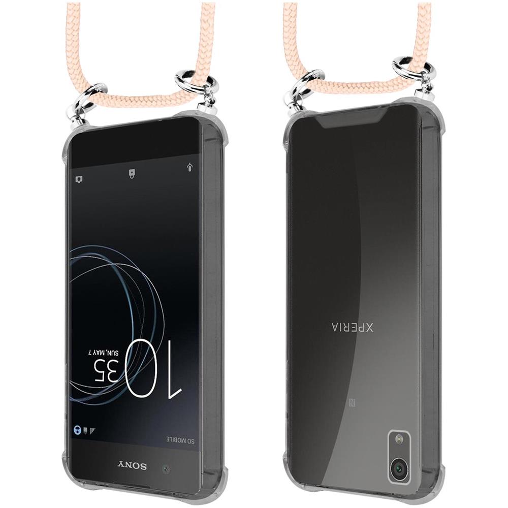 Catena Di Telefoni Cellulari Compatibile Con In Or Rosato A Perla - Coperchio Protettivo In Silicone Con Anelli D'argento, Cinturino In Corda E Custodia Staccabile - Foto 8