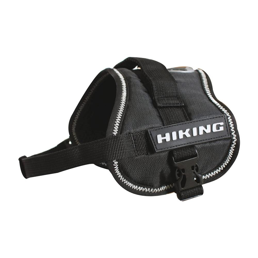 Pettorina Basic Nero Hiking Con Maniglia Superiore E Parti Catarifrangenti Nero 56-76 Cm - Foto 1