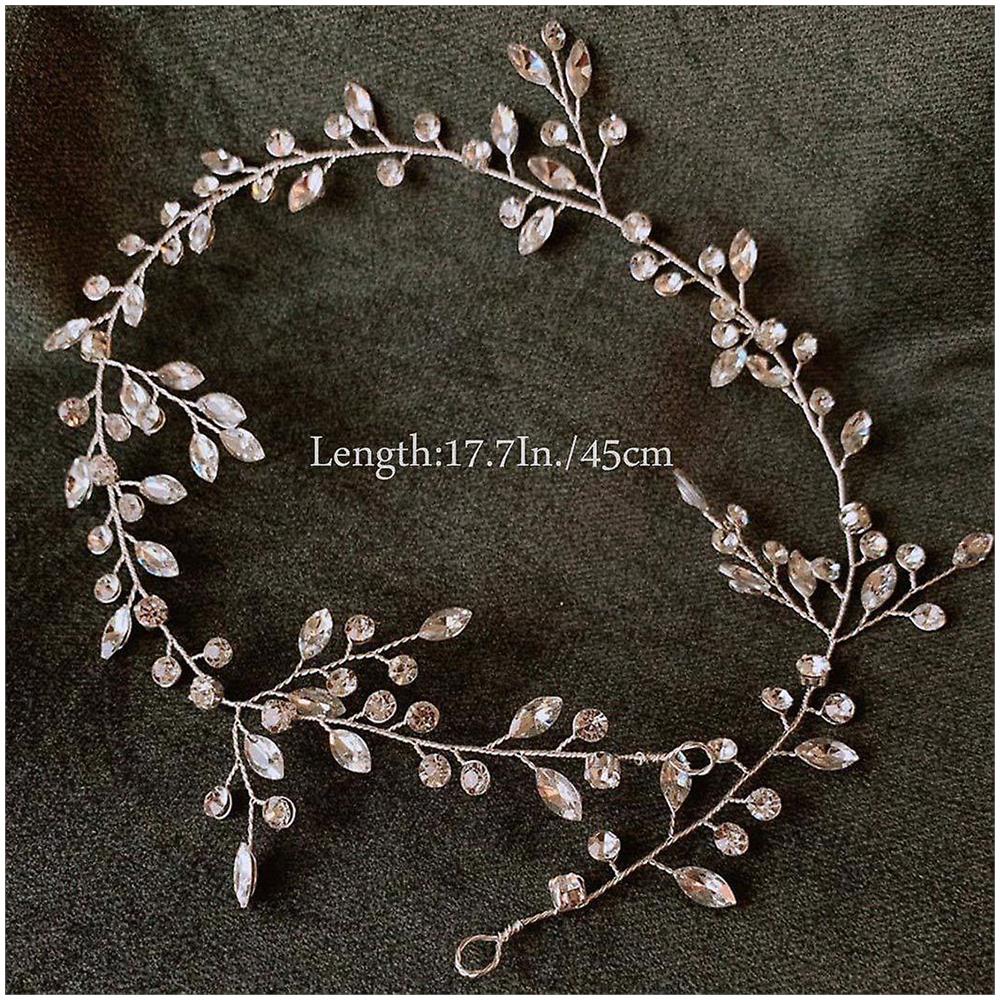 Copricapo Da Sposa In Cristallo. Accessorio Per Capelli Da Sposa. Vite - Foto 10