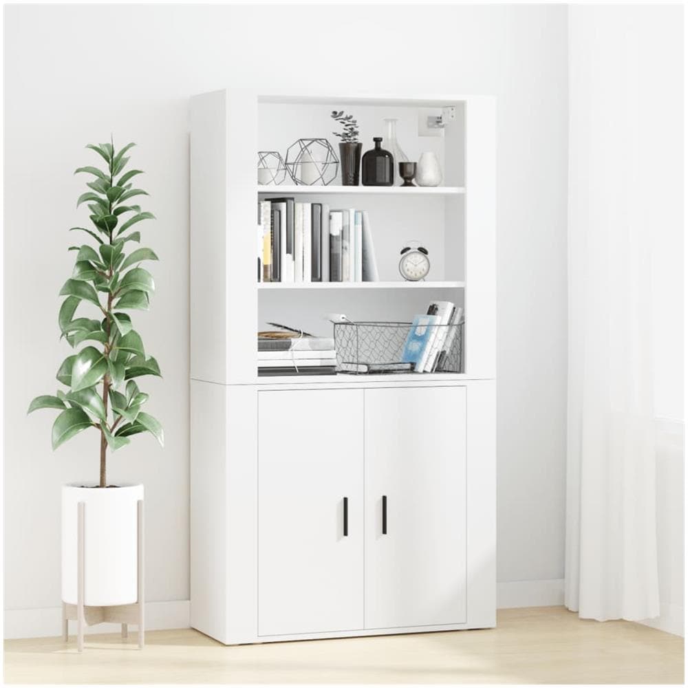 Credenza Bianca in Legno Multistrato - Foto 1