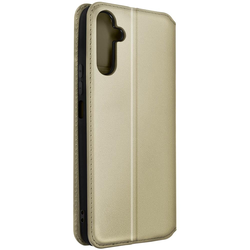 Custodia Per Samsung Galaxy A14 5g E 4g Portafoglio Funzione Supporto Video Oro - Foto 1
