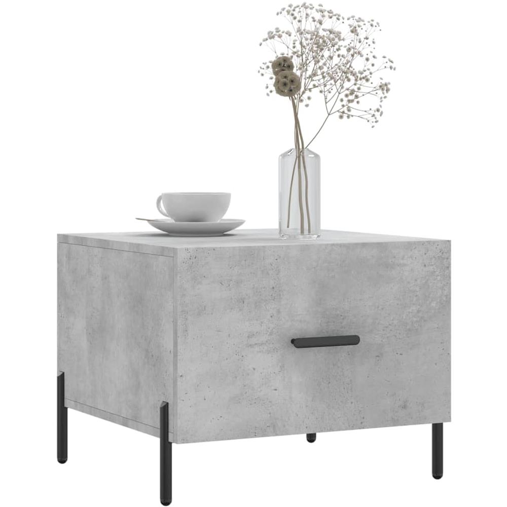 Tavolini Salotto 2pz Grigio Cemento 50x50x40 Legno Multistrato - Foto 3