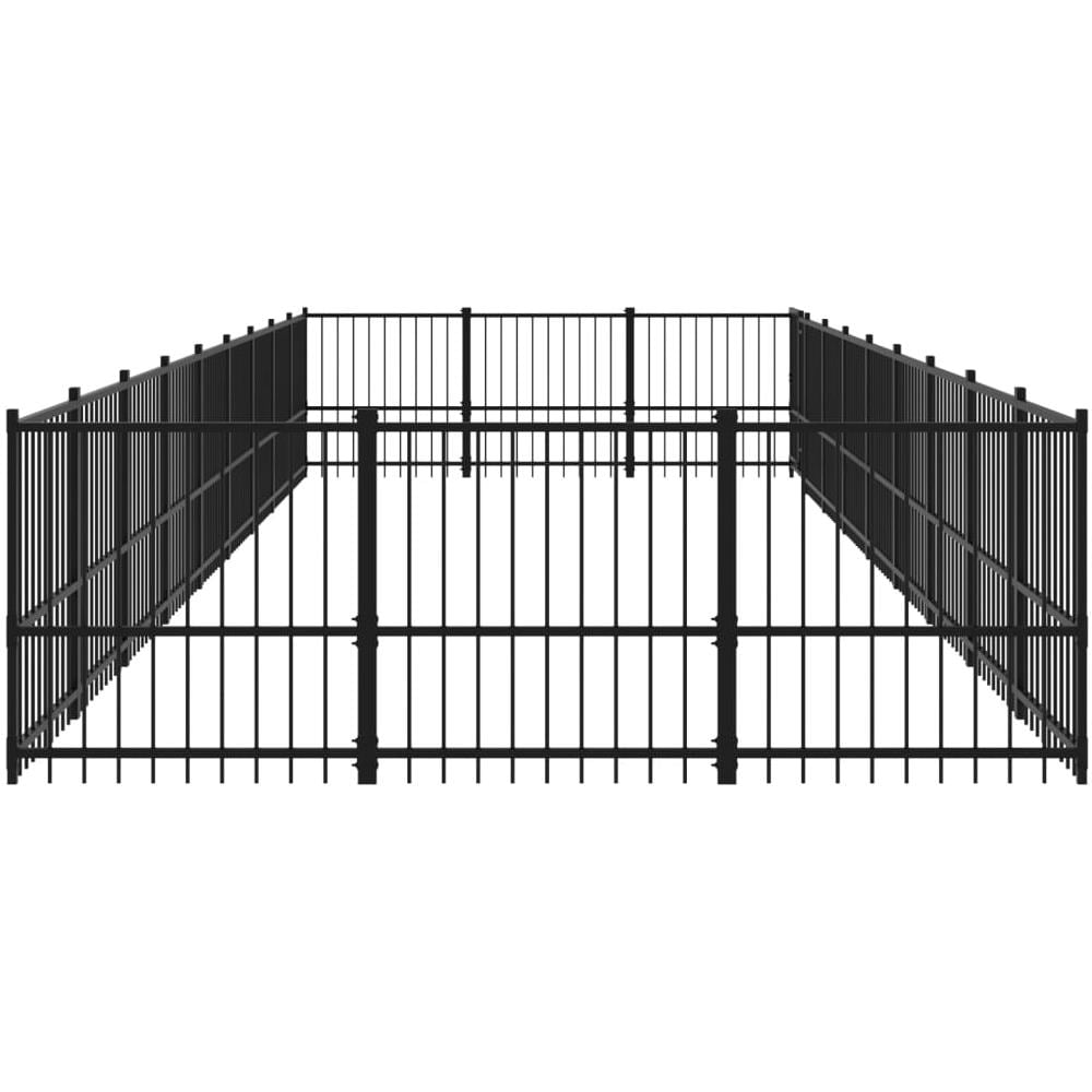 Gabbia Per Cani Da Esterno In Acciaio 25,4 M - Foto 2