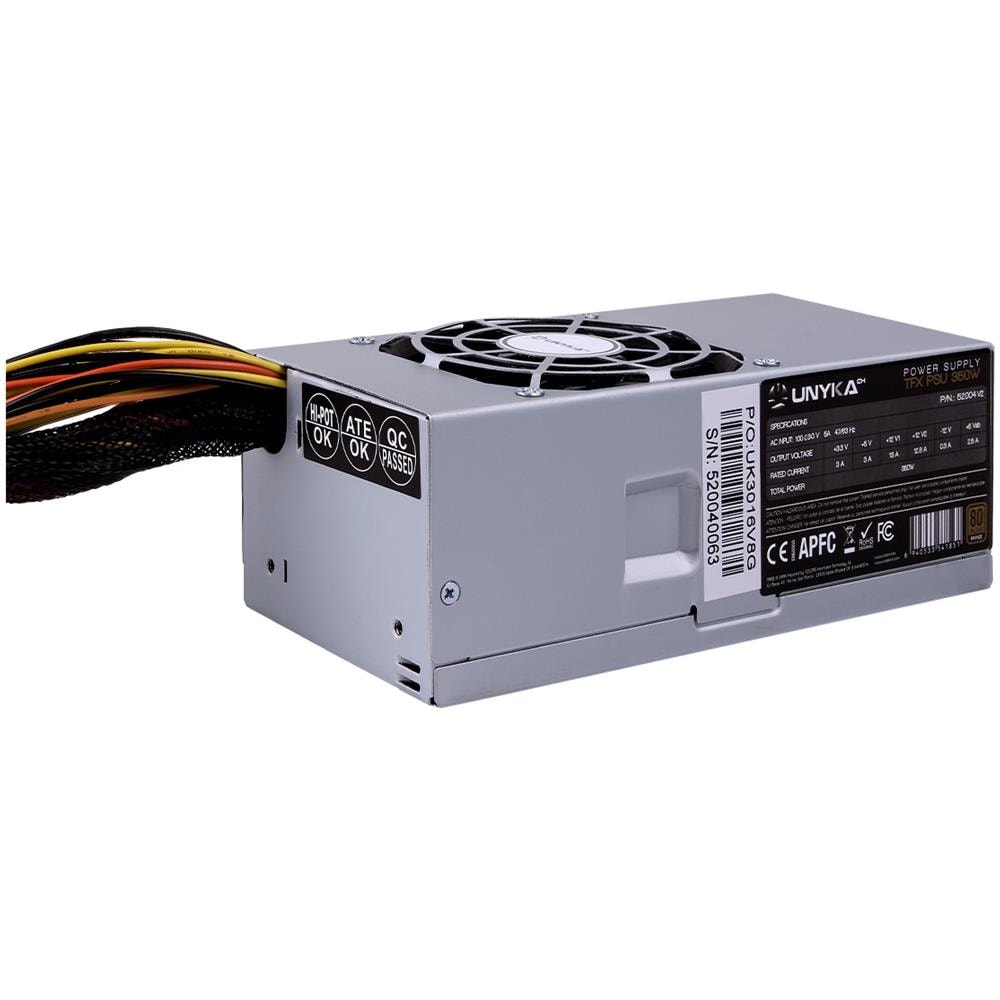 TFX 350W 80 Plus Bronze alimentatore per computer 20+4 pin ATX Argento - Foto 3