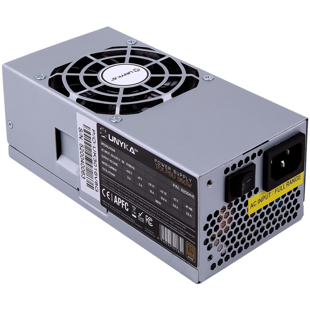 TFX 350W 80 Plus Bronze alimentatore per computer 20+4 pin ATX Argento - Foto 2