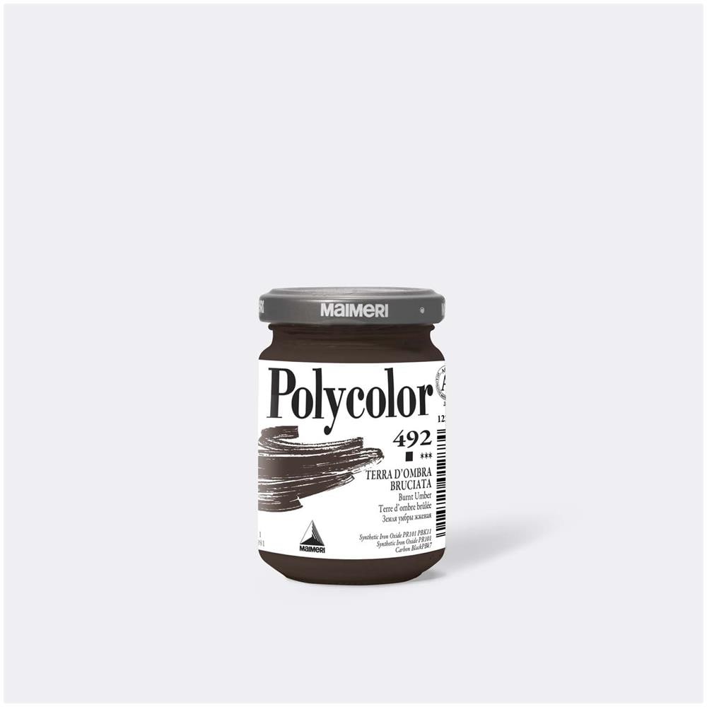 Colore Acrilico Polycolor Terra D'ombra Bruc. 125ml - Foto 3