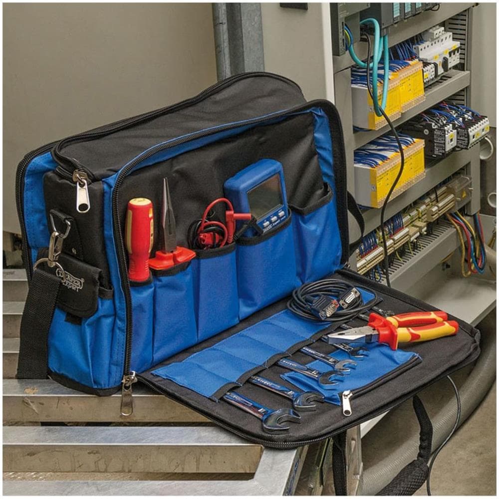 Borsa Attrezzi Per Portatile Expert Blu Nera 89209 - Foto 6