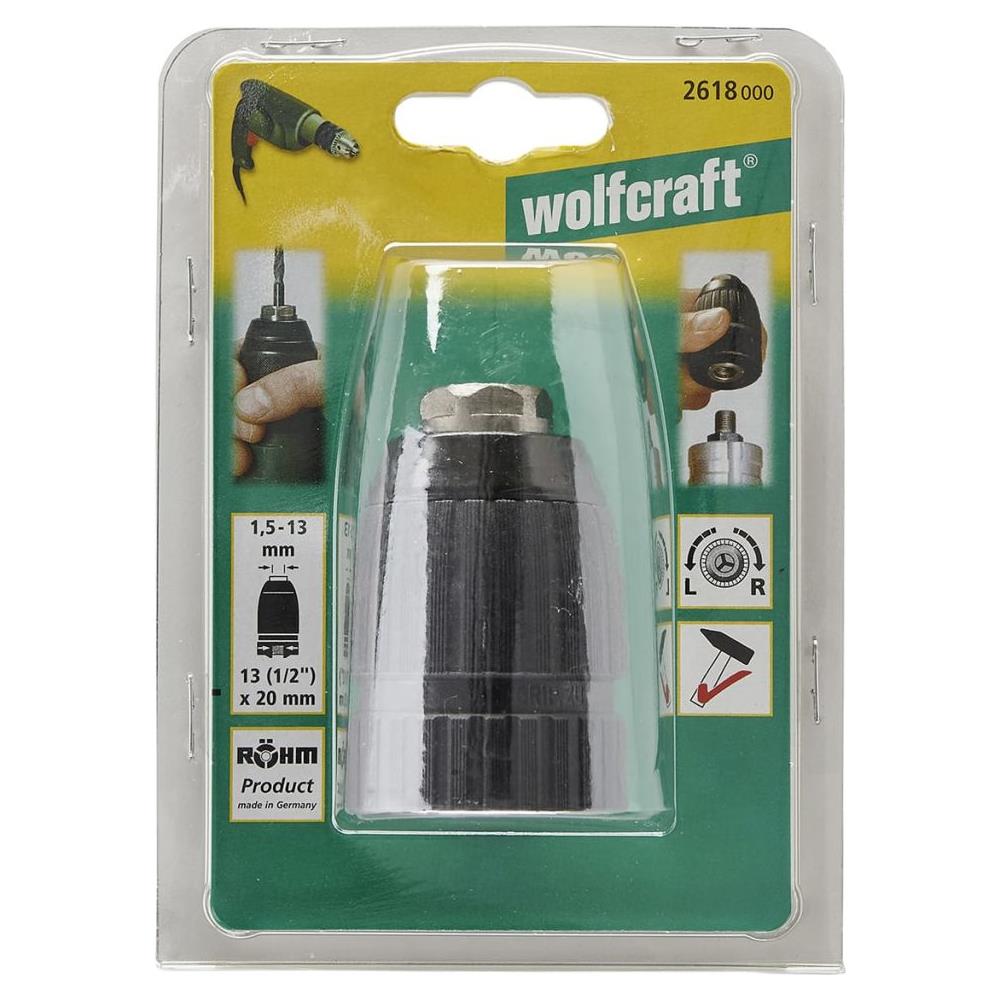 Chiave per Trapano Rapido da 1,5-13 mm Nero 2618000 - Foto 2