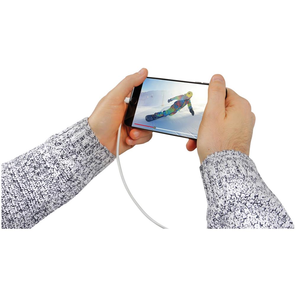 Cavo 90 Usb Lightning - 100 Cm - Bianco - Foto 3