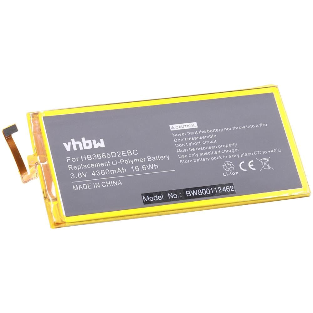 Li-polymer Batteria 4360mah (3.8v) Per Cellulari E Smartphone Huawei Dav-703l, Dav-713l Sostituisce Hb3665d2ebc. - Foto 1