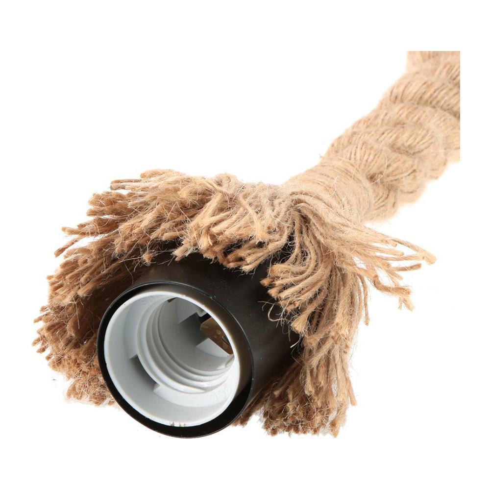 Portalampada Lampadario Sospensione Soffitto Pendente Corda E27 Vintage 1 Mt - Foto 2