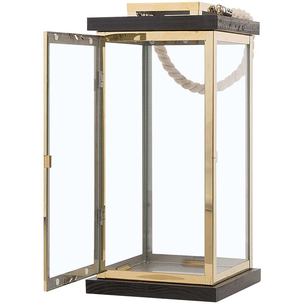 Lanterna In Ottone / Nero Borneo - Foto 2