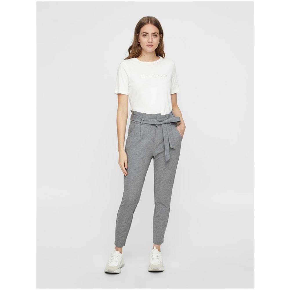 Pantaloni Vero Moda Eva Hr Loose Paperbag Ki L34 Abbigliamento Donna L - Foto 3
