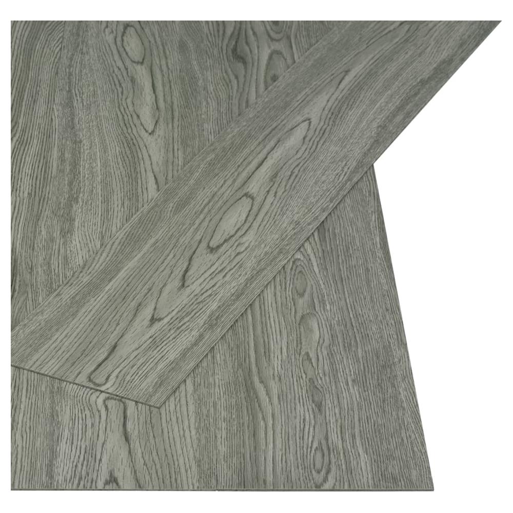 Listoni per Pavimenti Autoadesivi 4,46 m² 3 mm in PVC Grigio - Foto 2