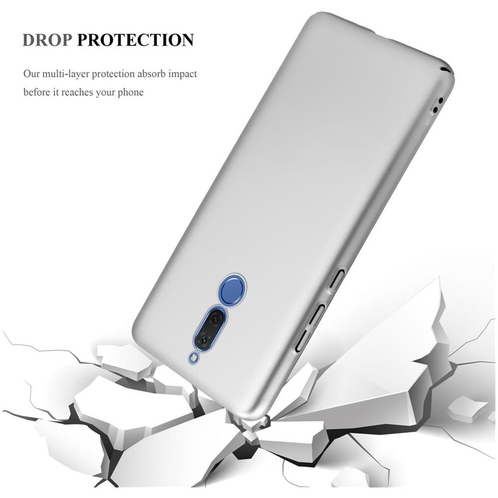 Custodia Compatibile Con Huawei Mate 10 Lite In Argento Metallo - Hard Case Coperchio Protettivo In Look Metallico Contro I Graffi E Gli Urti - Foto 8