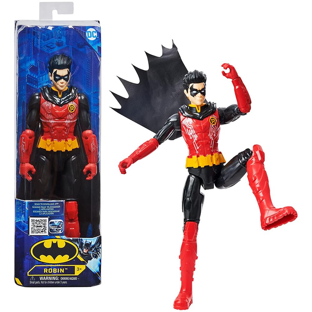 Dc Comics, Batman Personaggio Robin Tech In Scala 30 Cm - Foto 2