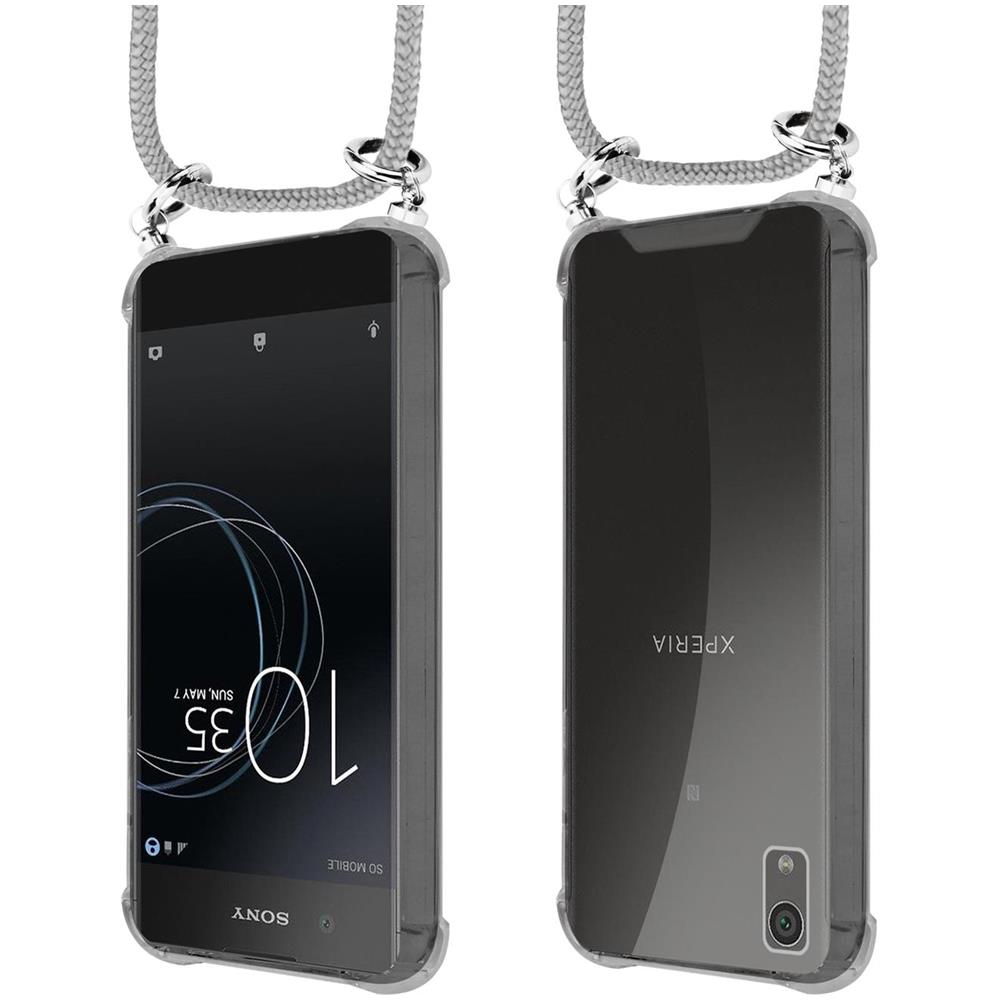 Catena Di Telefoni Cellulari Compatibile Con In Grigio Argento - Coperchio Protettivo In Silicone Con Anelli D'argento, Cinturino In Corda E Custodia Staccabile - Foto 8