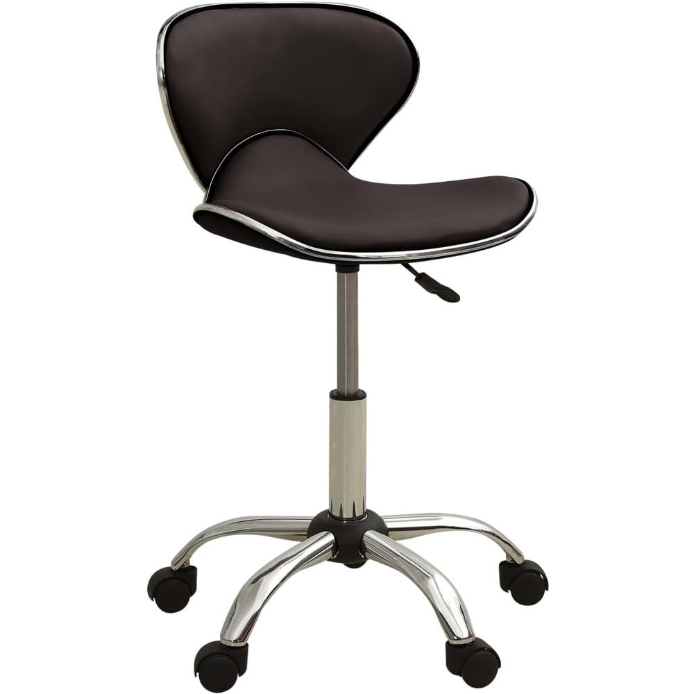 Sedia Da Ufficio Marrone In Similpelle - Foto 1