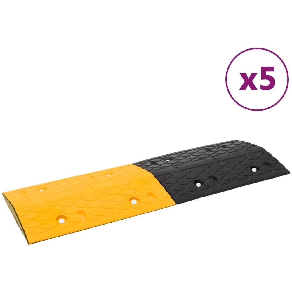 Dossi 5 Pz Giallo E Nero 97x32,5x4 Cm In Gomma - Foto 1