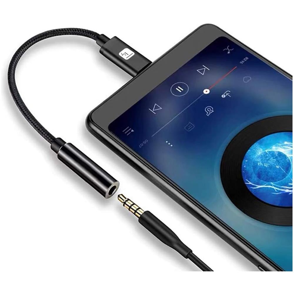 Cavo Adattatore Cuffie Da Usb-c A Jack Audio 3.5'' Chip Dac - Foto 2