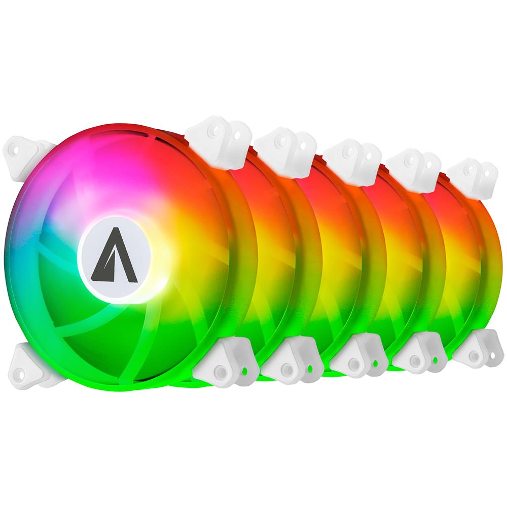 Arc Light ARGB 120mm Kit 5 Case per computer Ventilatore 12 cm Bianco 5 pz - Foto 1