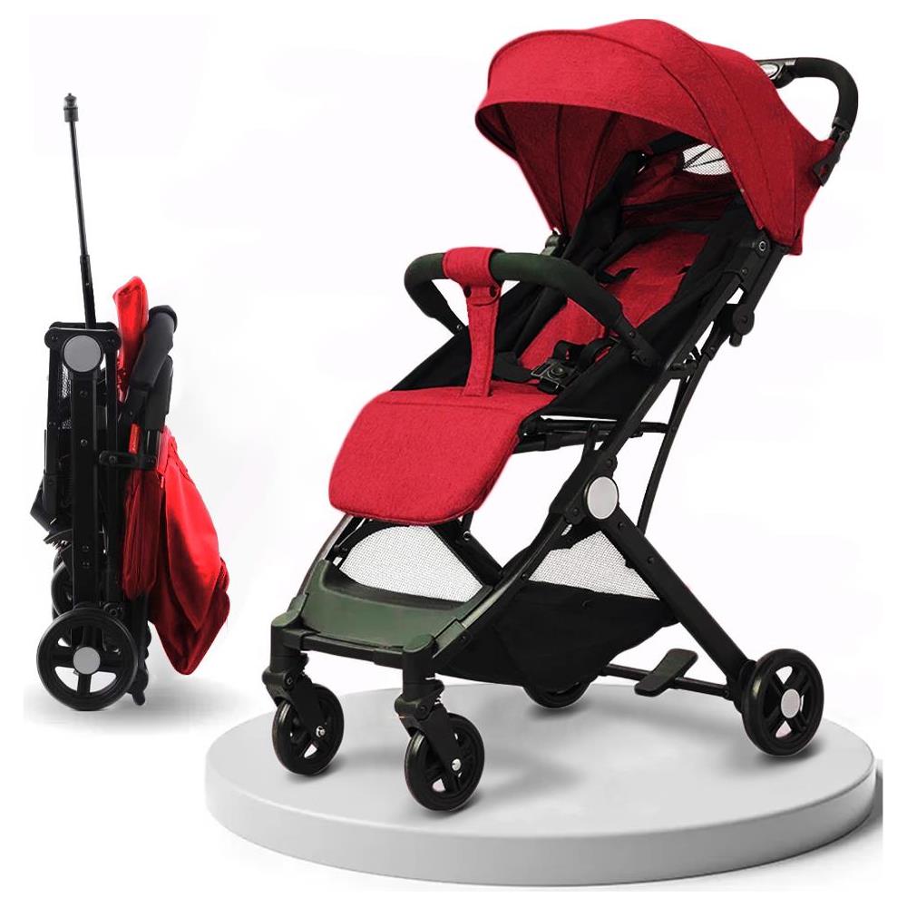 Passeggino Easy Ultra Leggero Rosso Chiusura Facilitata Salvaspazio Portata 15kg - Foto 2