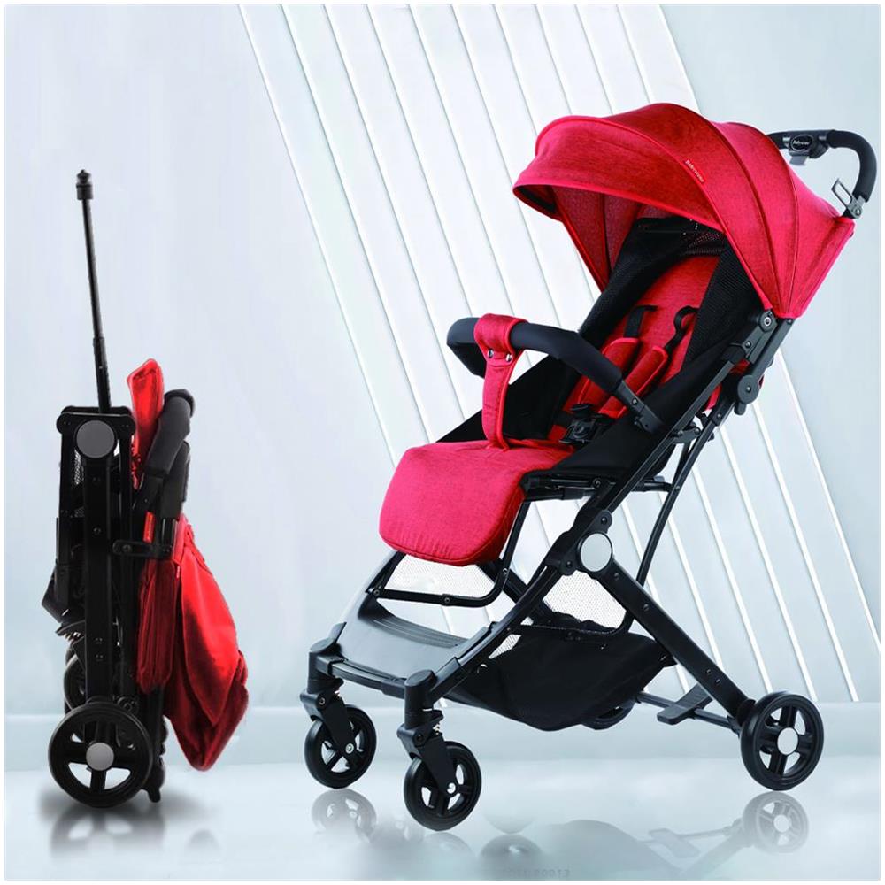 Passeggino Easy Ultra Leggero Rosso Chiusura Facilitata Salvaspazio Portata 15kg - Foto 1