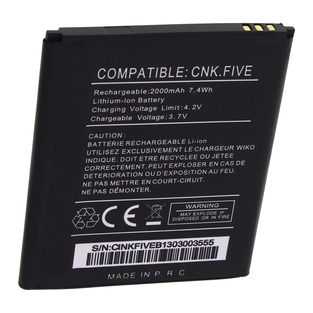 Batteria Compatibile 2000 Mah Per Wiko Cink Five - Foto 1