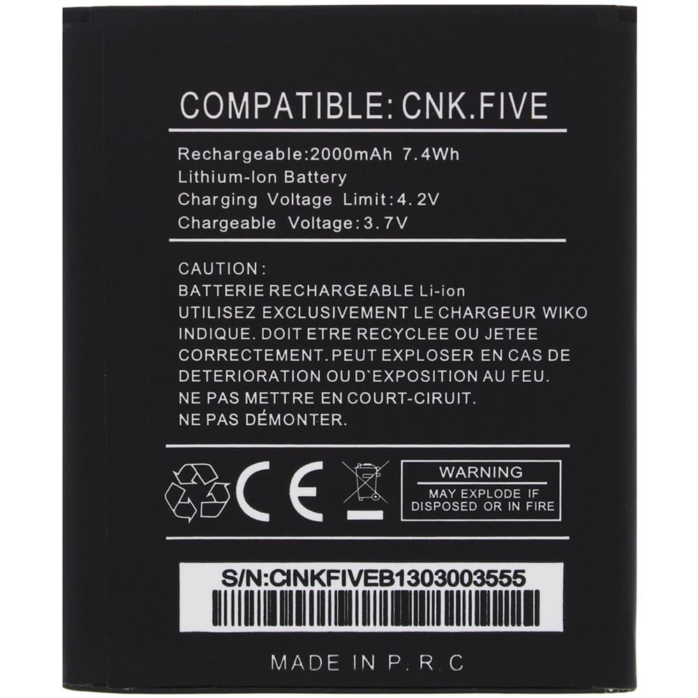 Batteria Compatibile 2000 Mah Per Wiko Cink Five - Foto 2