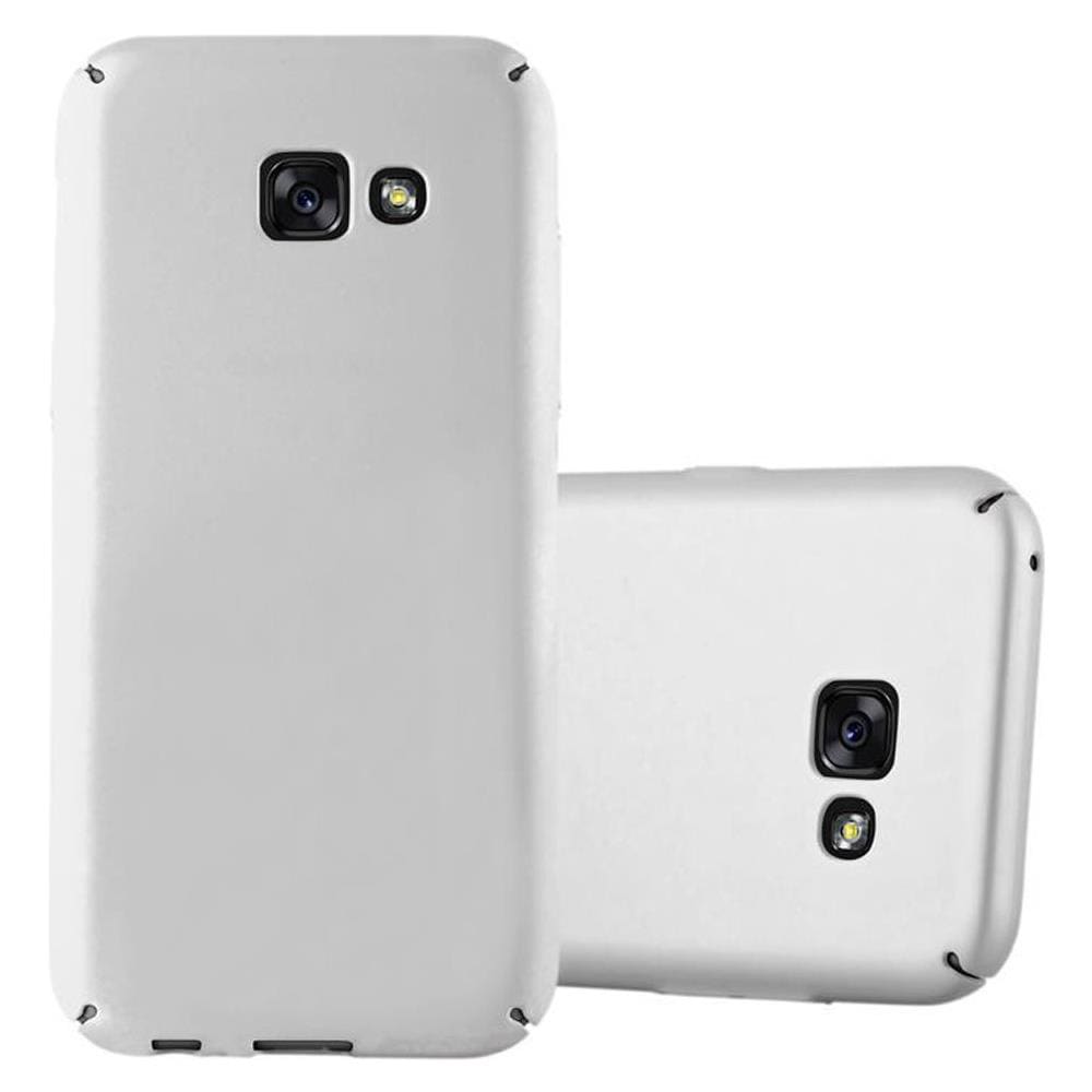 Custodia Compatibile Con Samsung Galaxy A5 2017 In Argento Metallo - Hard Case Coperchio Protettivo In Look Metallico Contro I Graffi E Gli Urti - Foto 1