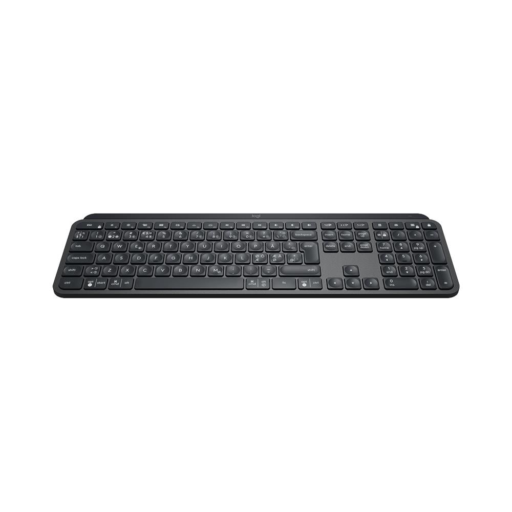 Mx Keys Tastiera Rf Wireless + Bluetooth Qwerty Danese, Finlandese, Norvegese, Svedese Nero - Foto 2