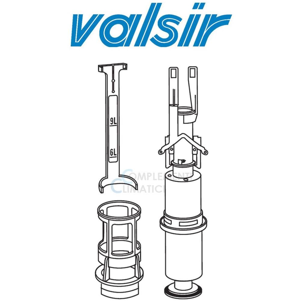 Kit Valvola Doppio Scarico Angel | Vs0821801 - Foto 1