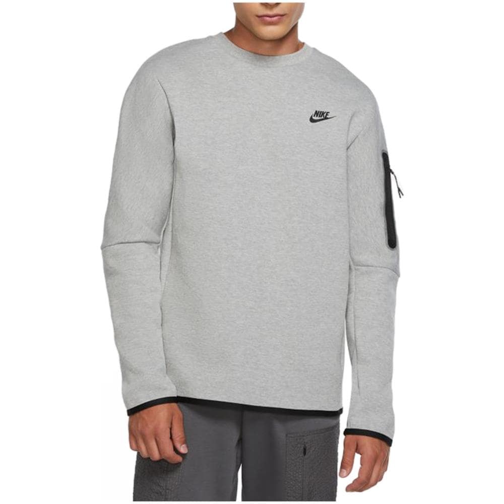 Felpa Da Uomo Girocollo Tech Fleece Grigia Taglia Xs Codice Cu4505-063 - Foto 1