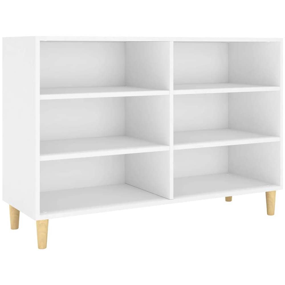 Credenza Bianca 103,5x35x70 cm in Legno Multistrato - Foto 2