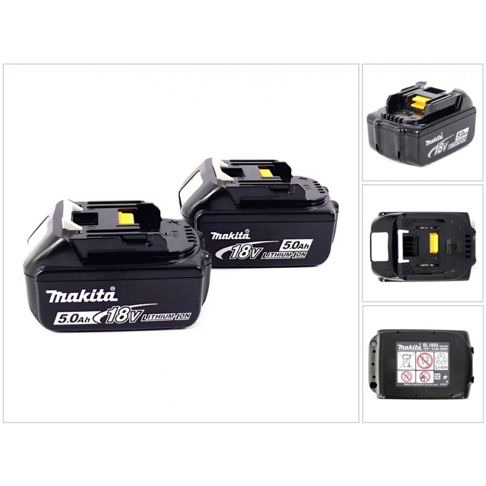 Power Set Con 2x Batterie Bl 1850 B Da 5,0 Ah - 18v (197280-8)  - Foto 1