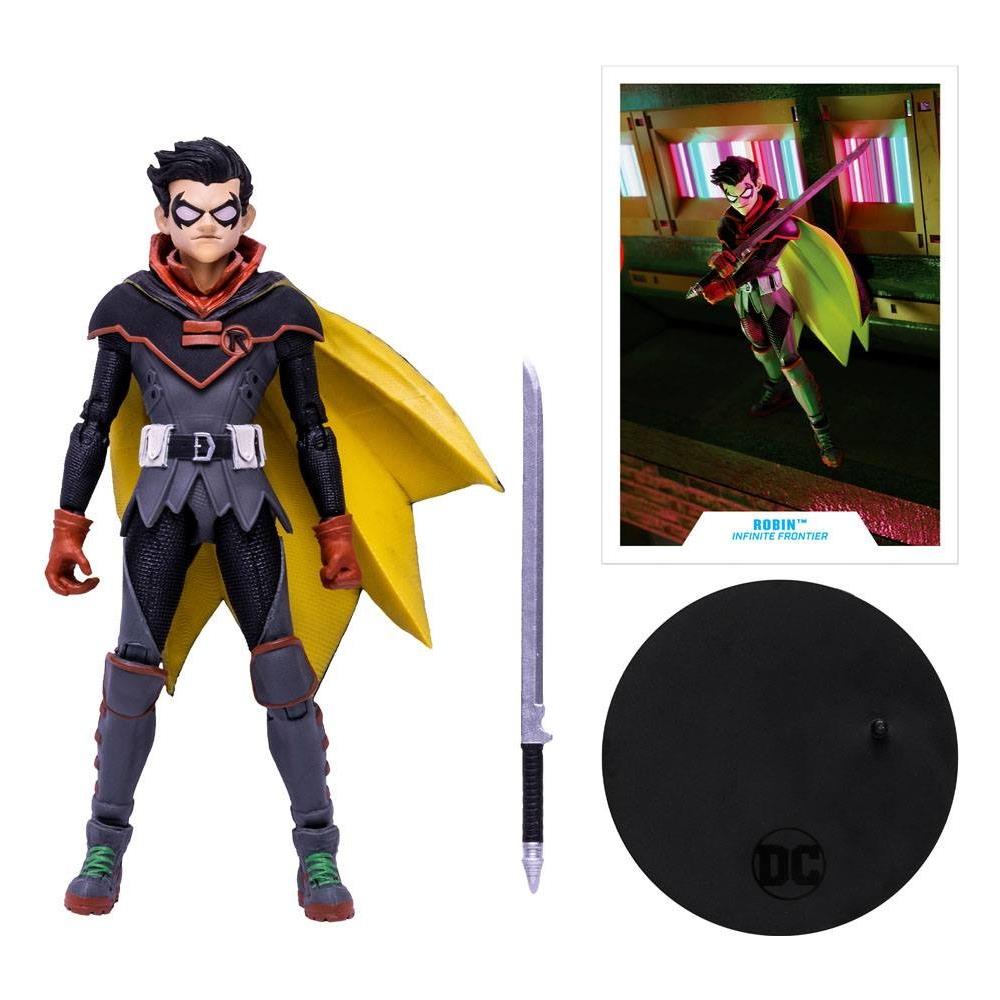 Dc Multiverse Action Figure Robin (infinite Frontier) 18 Cm - Foto 2