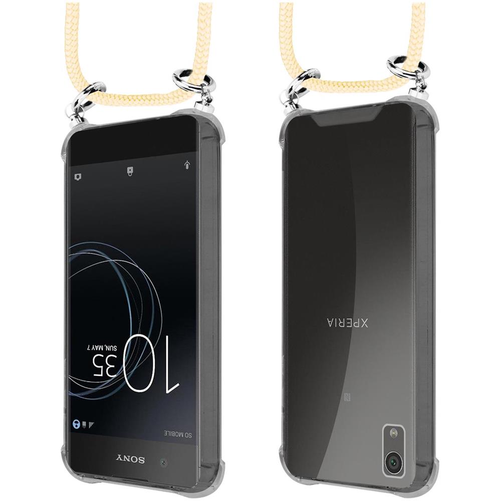 Catena Di Telefoni Cellulari Compatibile Con In Crema Beige - Coperchio Protettivo In Silicone Con Anelli D'argento, Cinturino In Corda E Custodia Staccabile - Foto 8