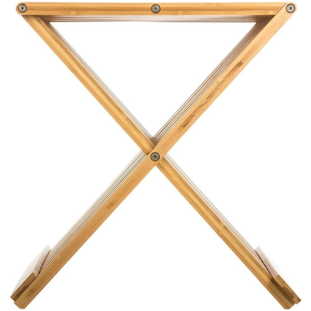 Bambou Sgabello In Bambù, Pieghevole - Foto 6