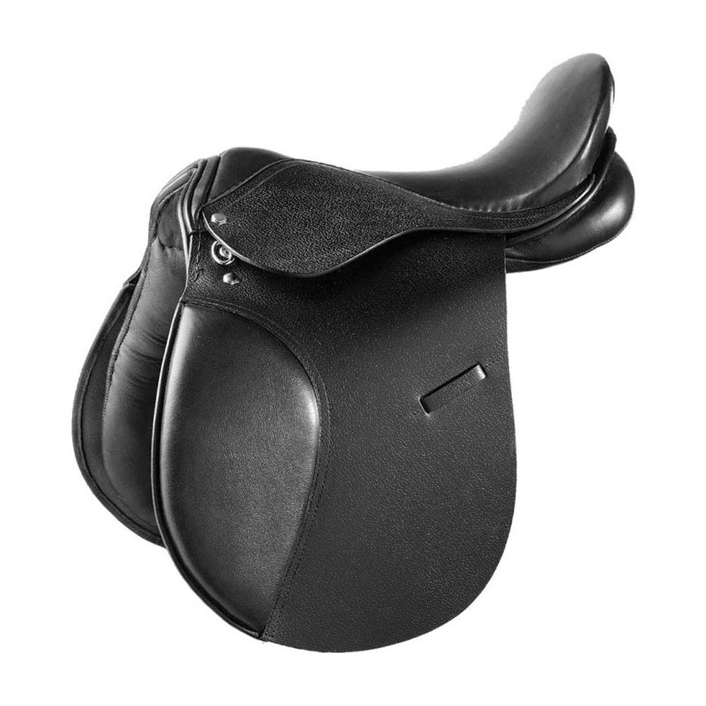 Sella Inglese Da Completo Modello Milano Con Quartieri In Cuoio Martellato Seggio E Cuscini In Materiale Sintetico 17"" - Foto 1