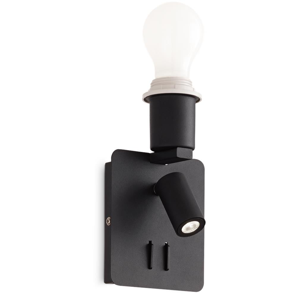 Gea Map2 Square Nero Lampada Applique - 239545 - Foto 1