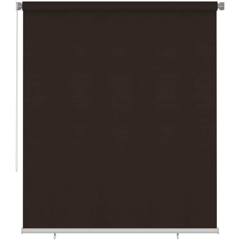 Tenda A Rullo Per Esterni 200x230 Cm Marrone Hdpe - Foto 1