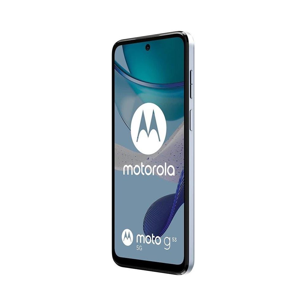 Moto G53 5G 128GB 4 GB RAM Dual Sim Display 6.5" HD+ Slot Micro SD Fotocamera 50 Mpx Android Tim Italia Argento - Foto 5
