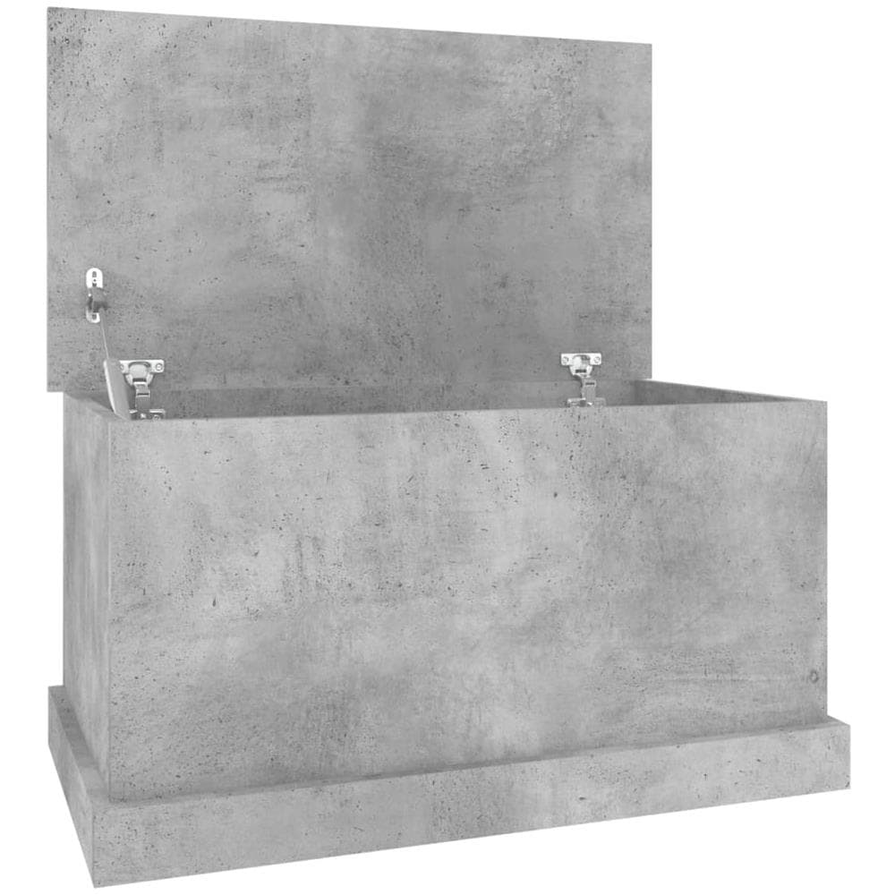 Contenitore Grigio Cemento 70x40x38 cm in Legno Multistrato - Foto 2