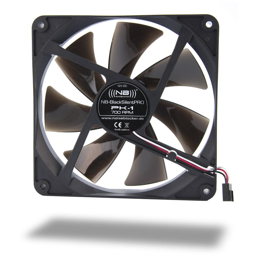 BlackSilentPro PK1, Ventilatore, Computer case, 14 cm, Nero, 4,5V, 14 cm - Foto 1