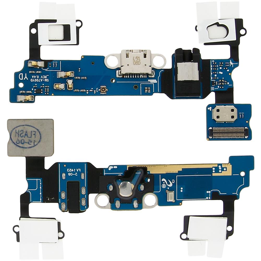 Connettore Con Presa Di Ricarica Micro Usb + Presa Jack Per Samsung Galaxy A7 - Foto 2