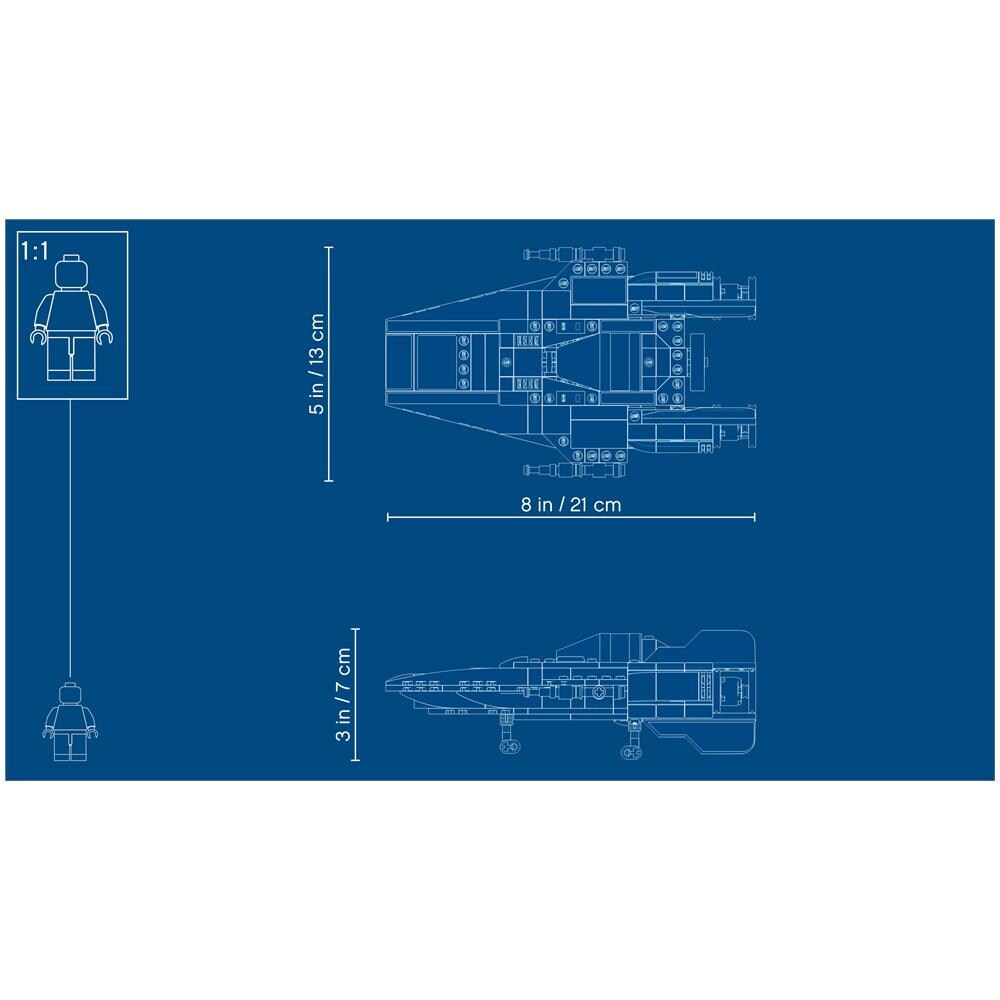 Gioco per Bambini Star Wars Episode IX A Wing Starfighter - Foto 12