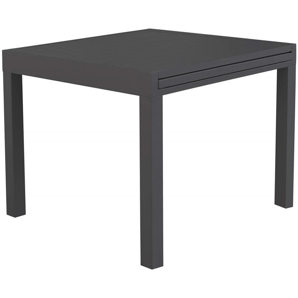 Jerri - Set Tavolo In Alluminio Cm 90/180 X 90 X 75 H Con 4 Poltrone Jessie - Foto 2