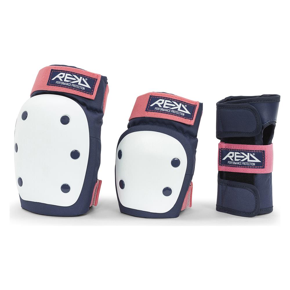 Heavy Duty Skateboard Pad Set Blue /pink - Large - Foto 2