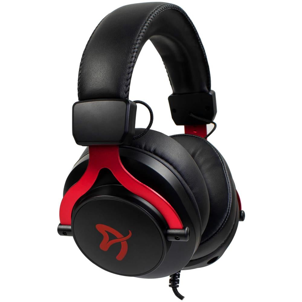 Aria Cuffia Padiglione Auricolare Nero, Rosso Connettore 3.5 Mm - Foto 2