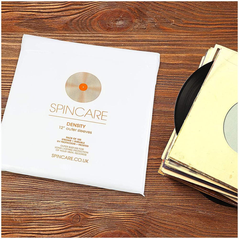 100x 12 Pollici Outer Vinile Copertine Dei Dischi Copertine Densit Fit Singoli Album Doppio Lp Apribile In Tre Parti Maniche Politene Di Qualit Premium Resistente Ai Raggi Uv Di Plastica 400 Calibro 100 Micron 323 Millimetri X 323 Millimetri - Foto 4
